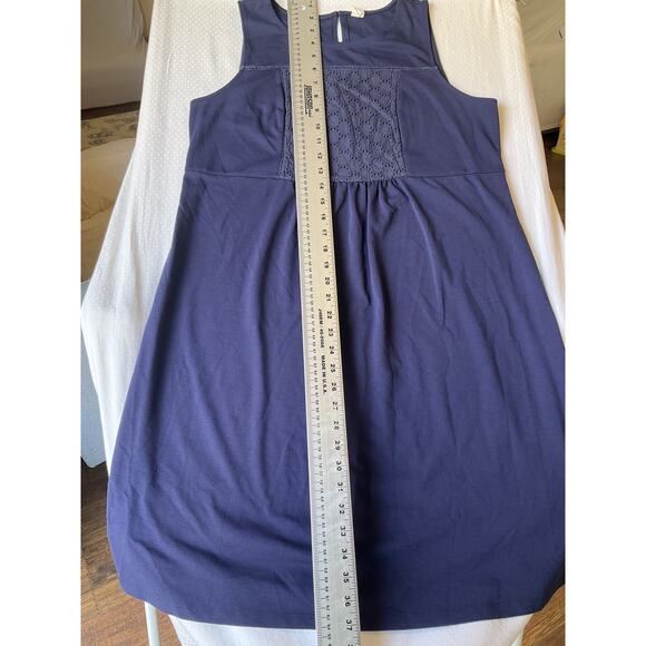 Old Navy Women Maternity Dress Size M A-Line Embroidered Sleeveless Knee Length - Picture 8 of 9